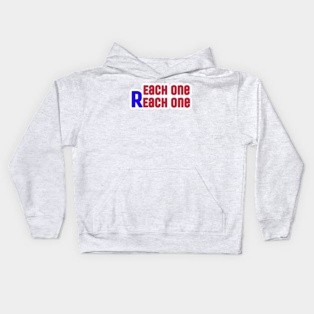 Each One Reach One - Front Kids Hoodie by SubversiveWare